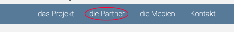Screenshot Navigationspunkt Partner